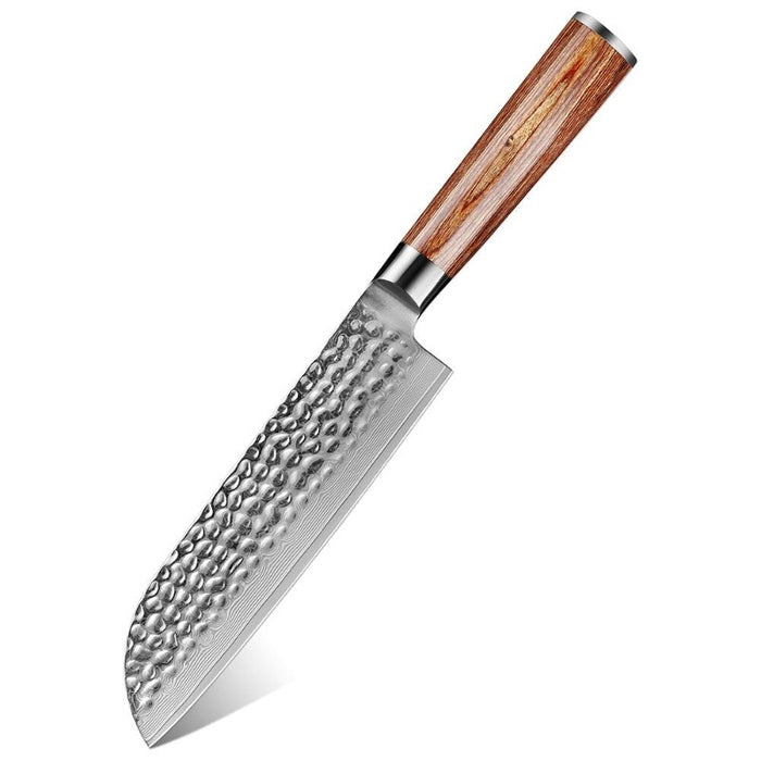 Sharp Steel Kitchen Knives Set With Wood Handle