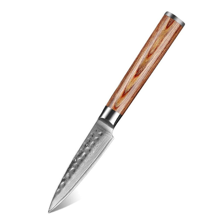 Sharp Steel Kitchen Knives Set With Wood Handle