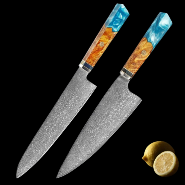 Sushi Sashimi Damascus Steel Kitchen Knife Sets