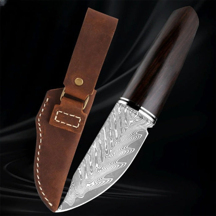 3.5 Inch Pocket Fixed Edge Utility Knife With Sheath