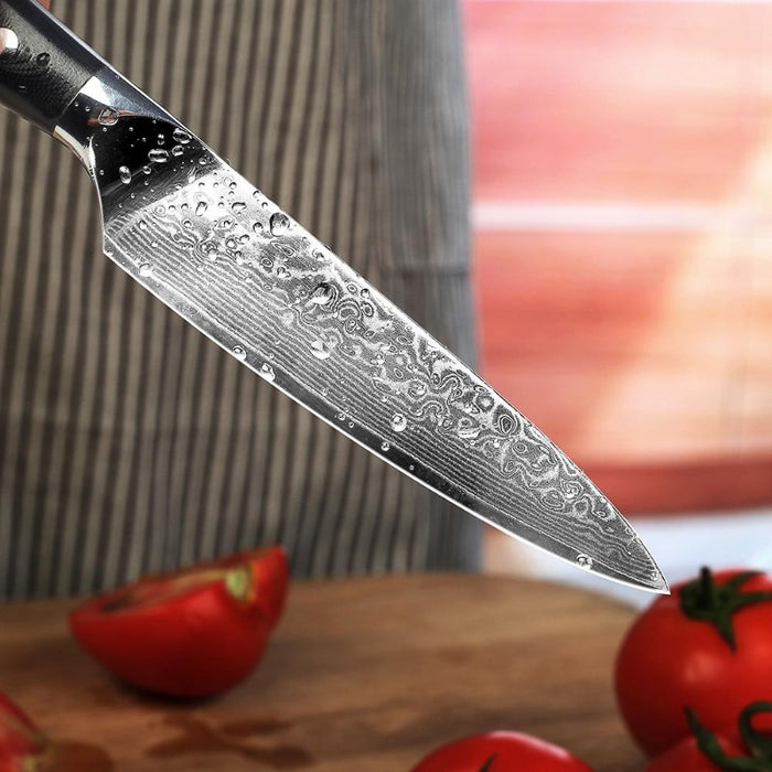 Japanese Damascus Vg10 Utility Knife