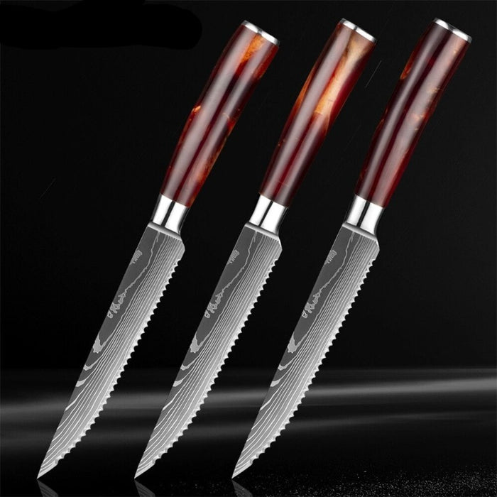 Stainless Steel Serrated Multipurpose Cutlery Table Knife Sets