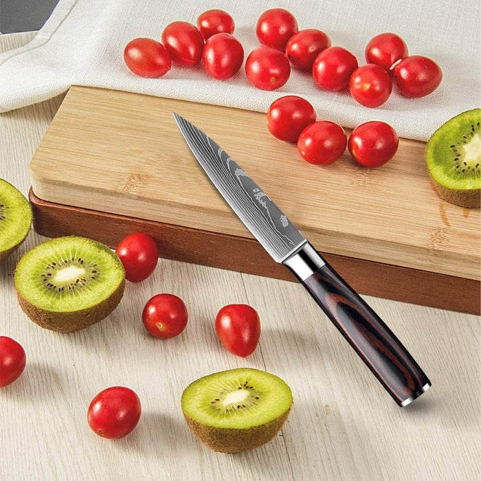 3.5-Inch Professional Paring Knife With Resin Handle