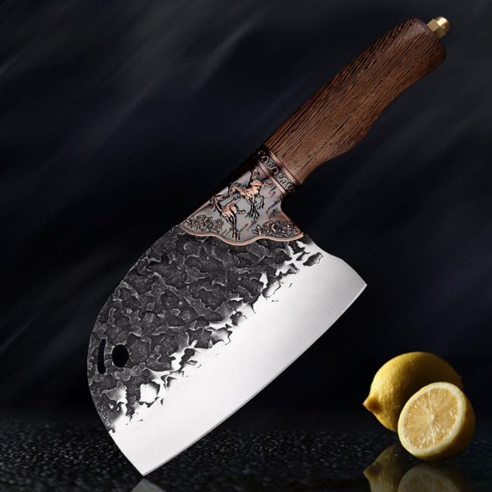 Traditional Handmade Double Horse Hard Forged Chef Knife