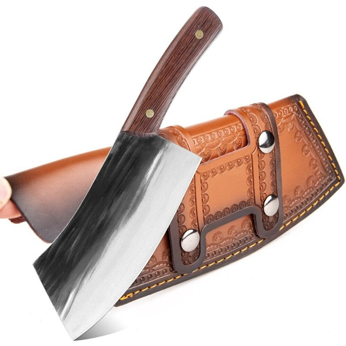 High Carbon Steel Chef Knife With Scabbard