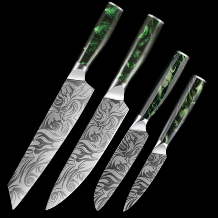 8 Pieces Ultra Sharp Stainless Steel Kitchen Knife Sets