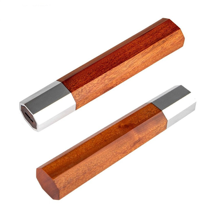 Octagonal Wooden Kitchen Knives Handle