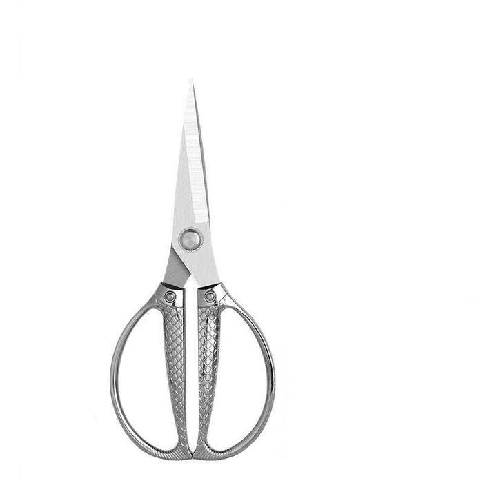 Fish-Pattern Zinc Alloy Strong Multifunction Scissors