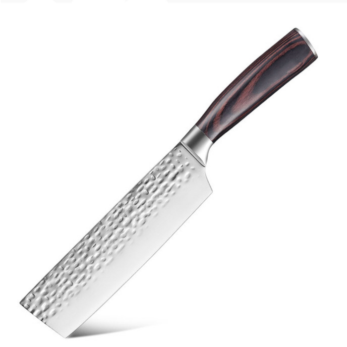 Stainless Steel Knife Sets With Sharp Edge Wood Handle