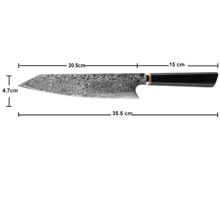 The Handmade Japanese Damascus Stainless Steel Chef Knife