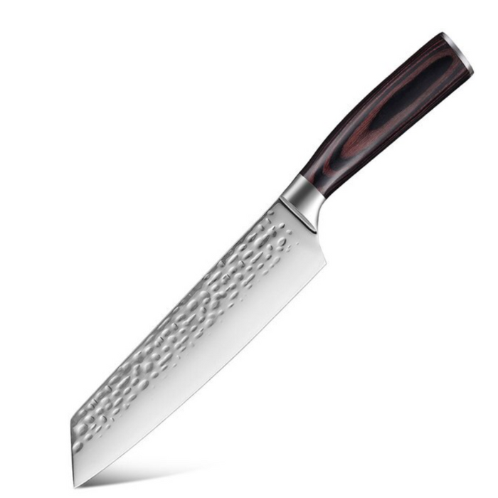 Stainless Steel Knife Sets With Sharp Edge Wood Handle