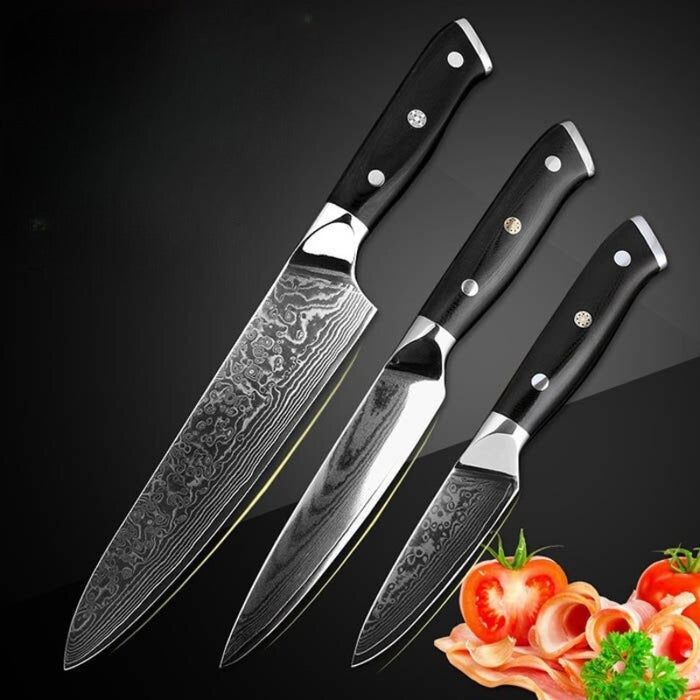 Damascus Steel Kitchen Knife Sets