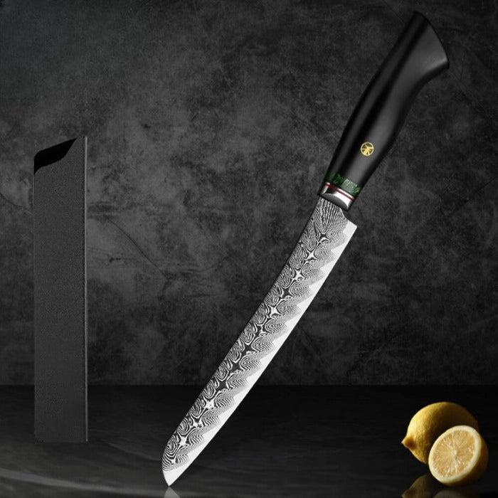 8 Inch Damascus Steel Bread Knife