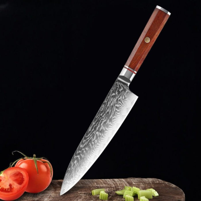 3 Layer Clad Steel Octagon Paring Knife