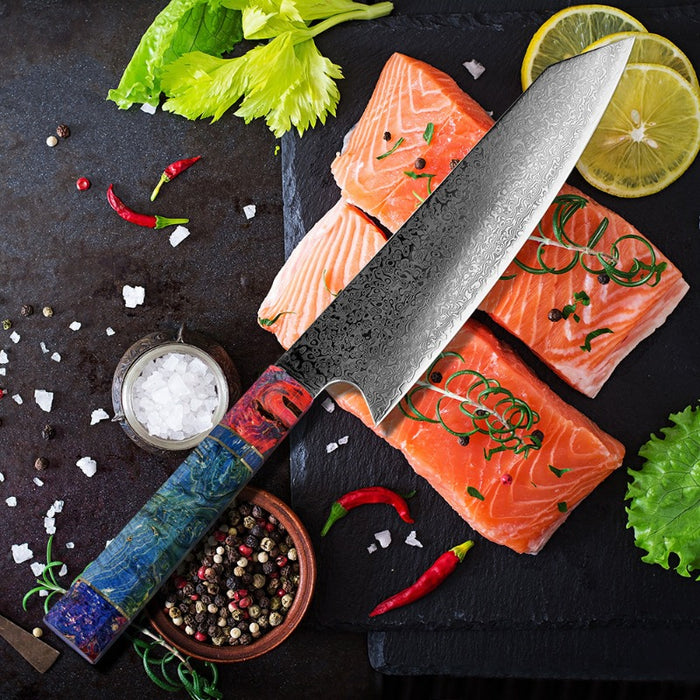 Japanese Damascus Steel Chef Knife