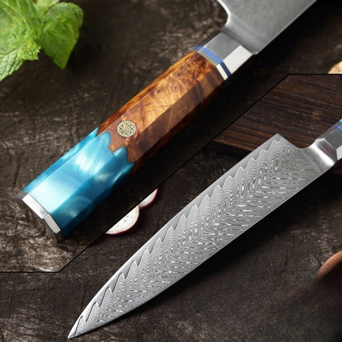 Japanese Damascus Steel 8 Inch Chef Knife