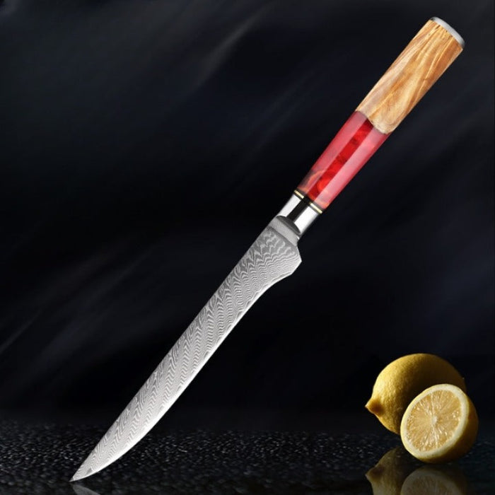 Japanese Damascus Steel Boning Knife