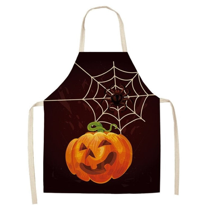 Pumpkin Happy Halloween Horror Apron