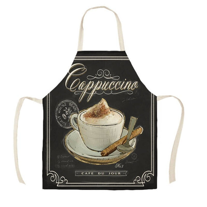 Coffee Pattern Kitchen Apron