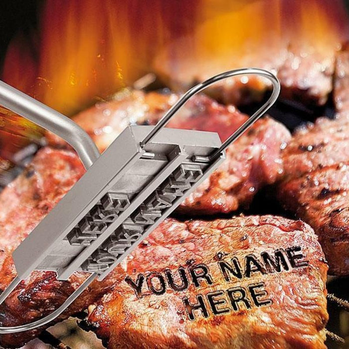 BBQ Stamp Tool | BBQ Meat Branding Iron with Changeable Letters