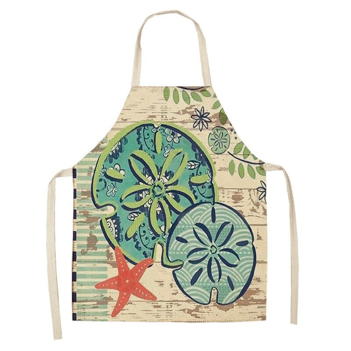 Turtle Fish Printed Kitchen Apron