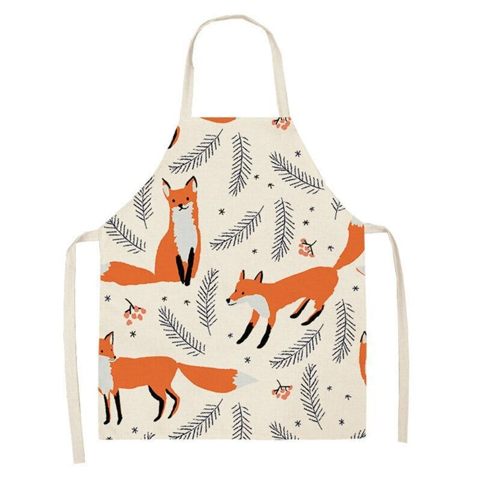 Bakery Cartoon Animal Print Apron