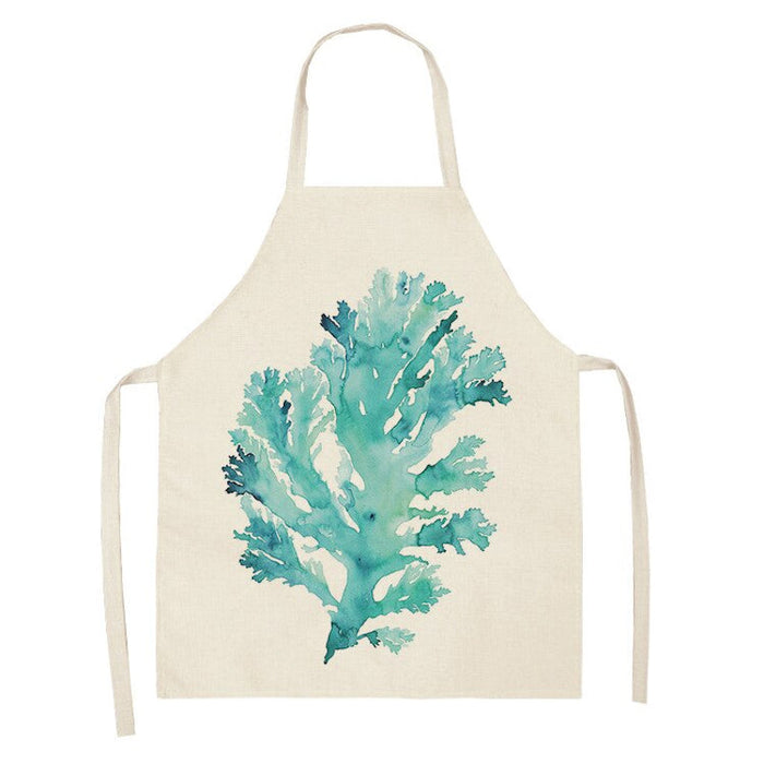 Printed Sea Animals Apron