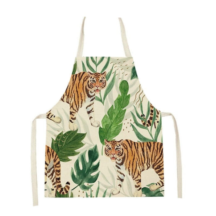 Household Cleaning Plant Women's Apron