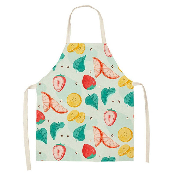 Fruit Patterned Kitchen Apron