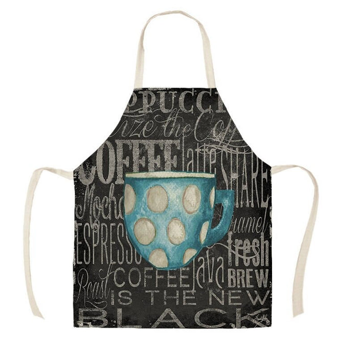 Coffee Pattern Kitchen Apron