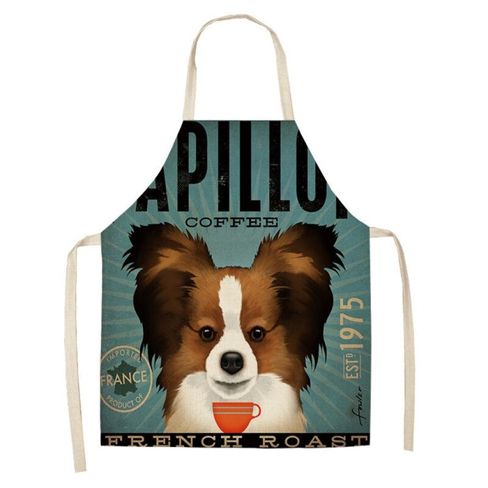 Cartoon Dog Pattern Apron