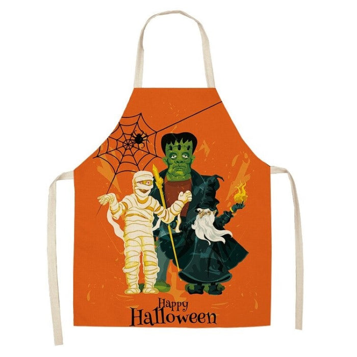 Pumpkin Happy Halloween Horror Apron