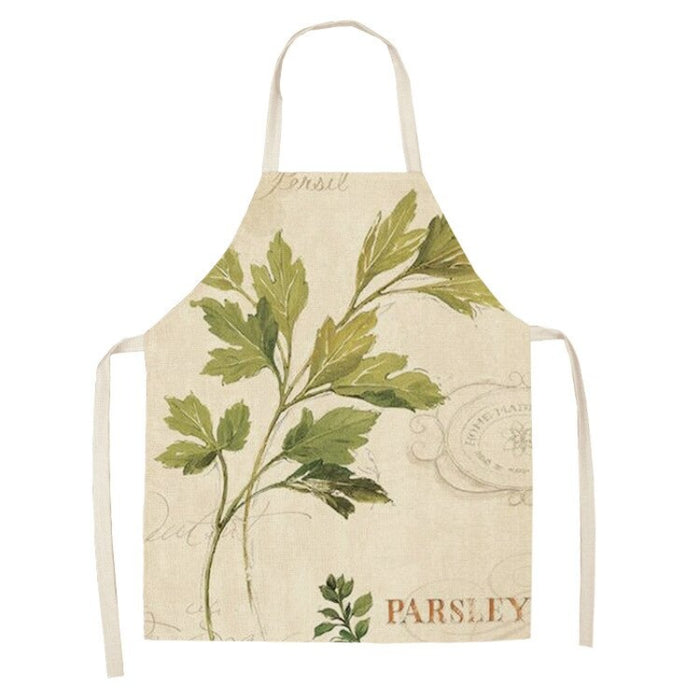 Printed Flowers Sleeveless Aprons