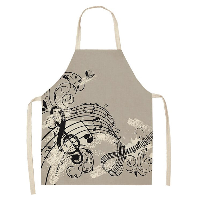 Musical Art Printed Aprons