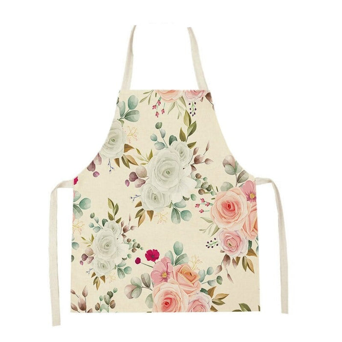 Cleaning Plant Flower Kitchen Cooking Apron