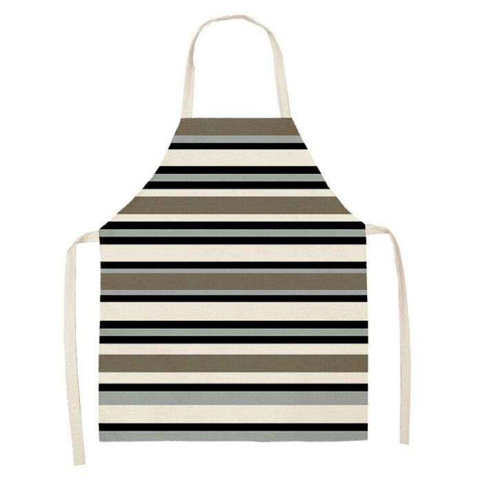 Sleeveless Geometric Patterns Apron