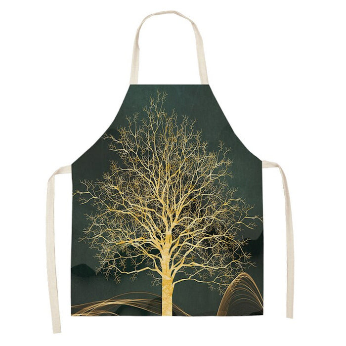 Printed Natural Art Aprons