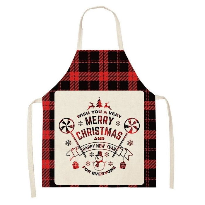 Merry Christmas Print Cooking Apron