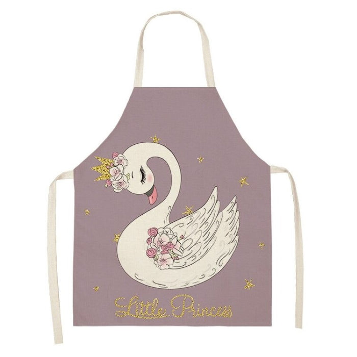 Animal Duck Cartoon Print Apron