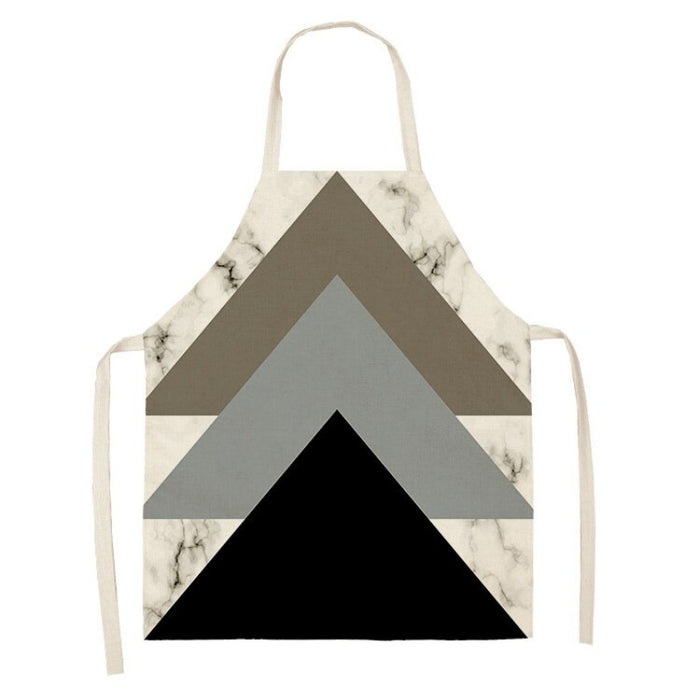 Sleeveless Geometric Patterns Apron