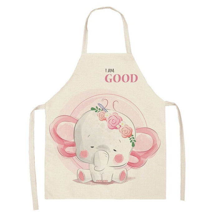 Home Cartoon Rabbit Print Apron