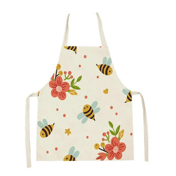 Cleaning Kitchen Printed Aprons