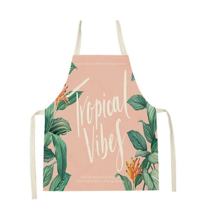 Cleaning Plant Flower Kitchen Cooking Apron