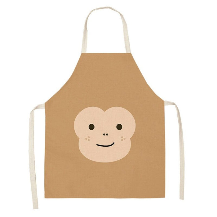 Printed Animals Faces Aprons