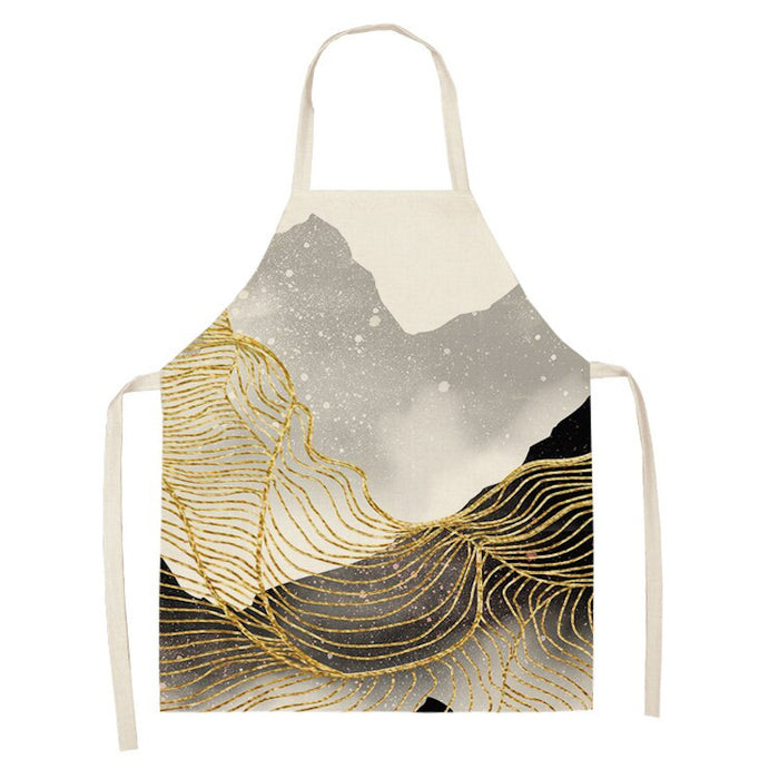 Printed Natural Art Aprons