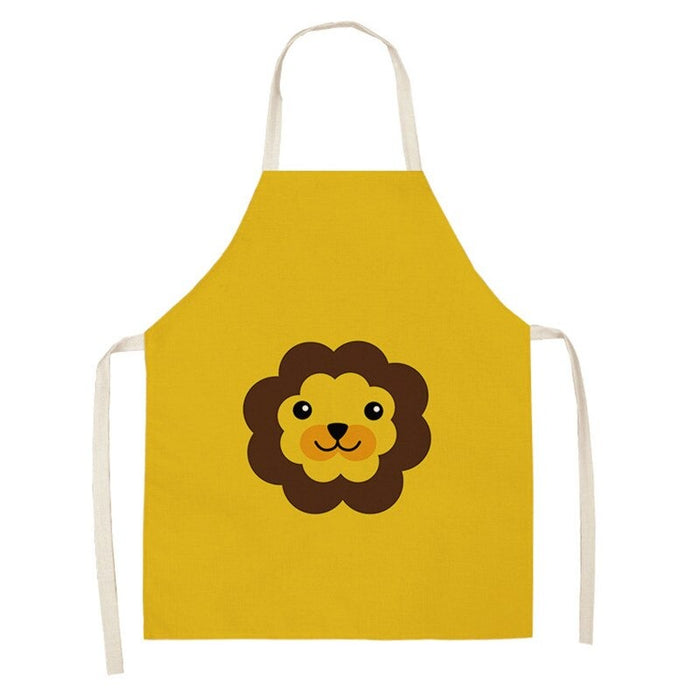 Printed Animals Faces Aprons