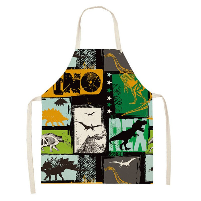 Cartoon Print Kitchen Apron