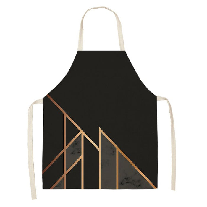 Geometric Print Kitchen Apron