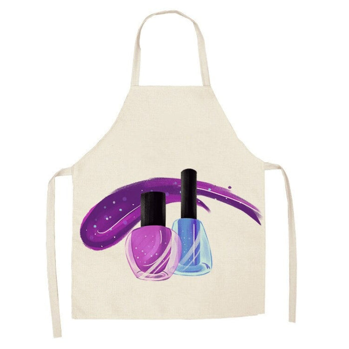 Sleeveless Color Printed Apron