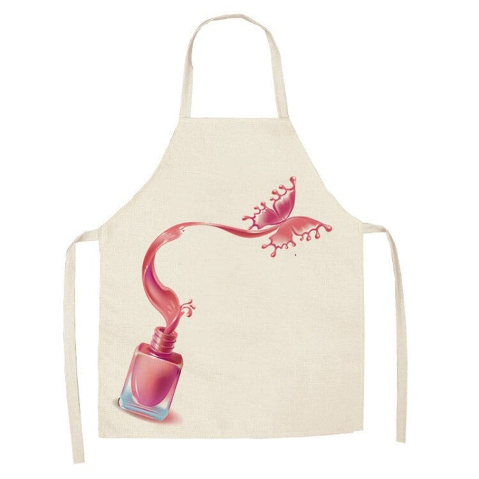 Sleeveless Color Printed Apron